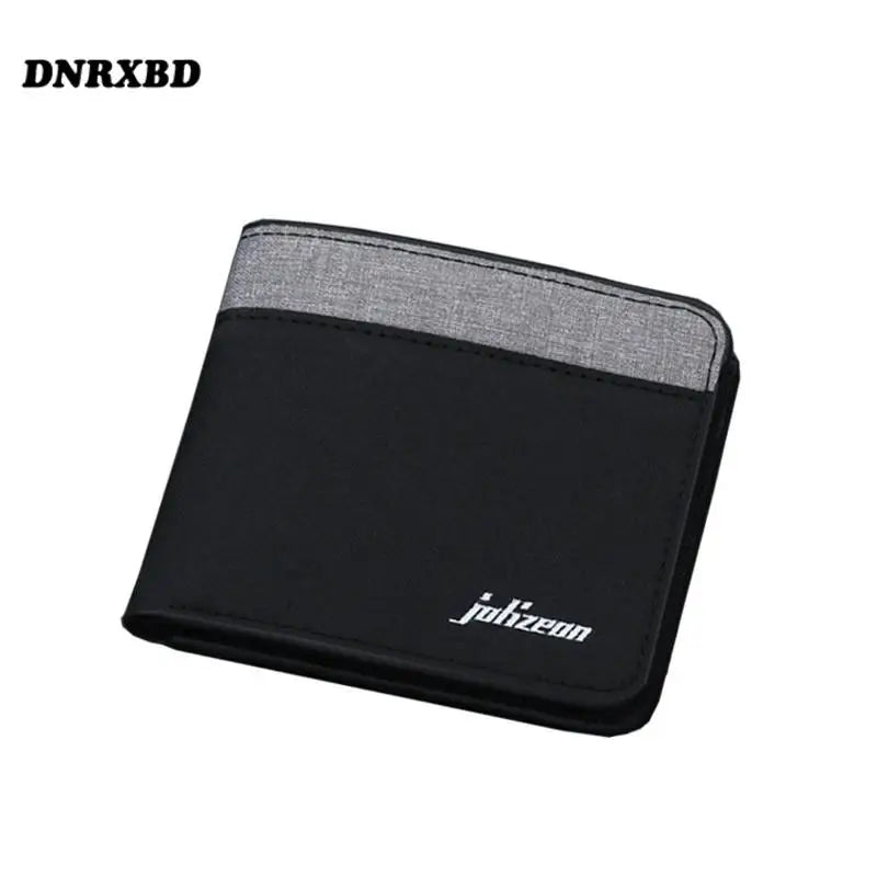 Canvas Wallet Splicing Blocking Wallet Bag