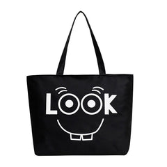 Women's One-Shoulder Canvas Tote Bag