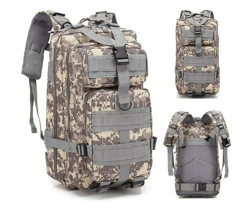 Men Army Tactical Backpack Waterproof Bug Rucksack