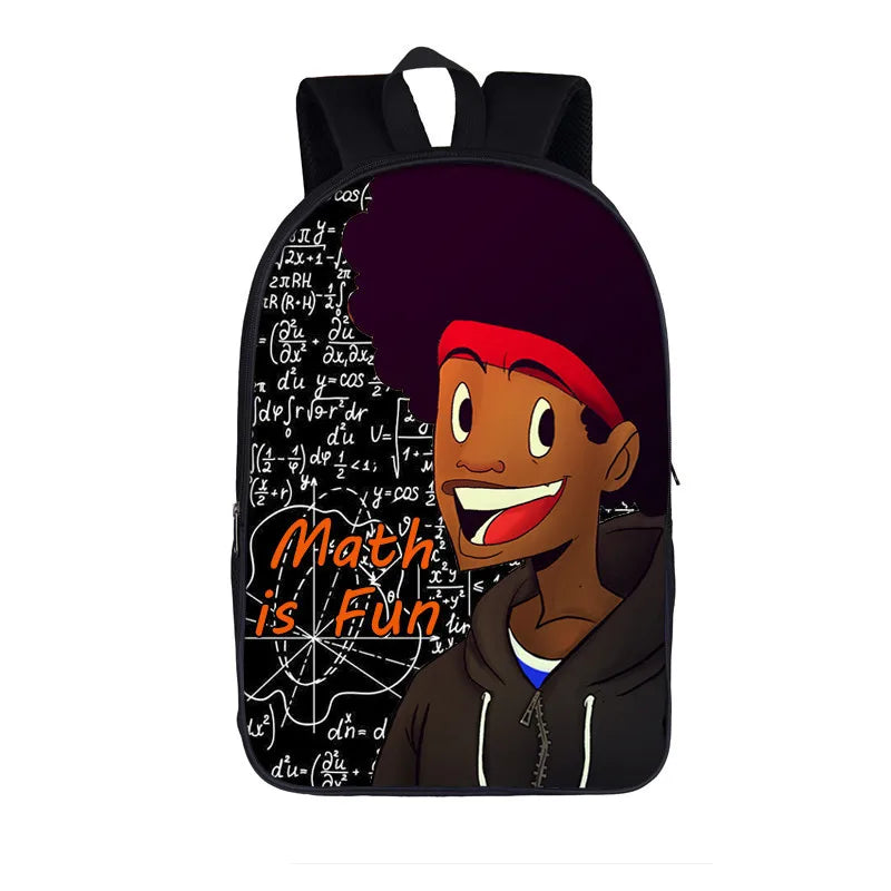 Cartoon Boy Shoulder Backpack Polyester Primary School Bags