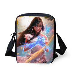 Ocean Girl Crossbody Bag for Women, Cartoon Messenger Bag