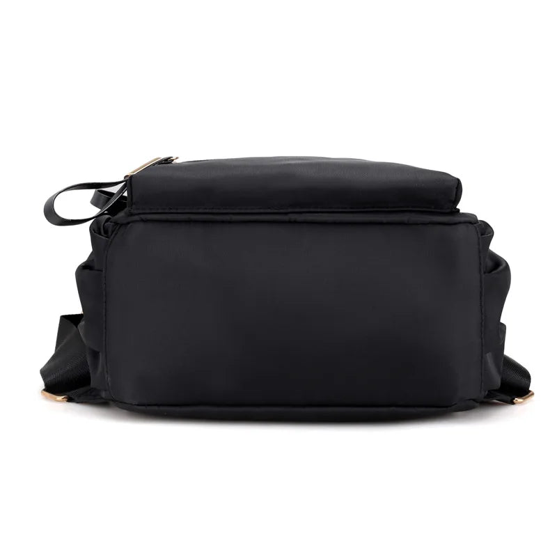 Women's Waterproof Nylon School Backpack for Teens