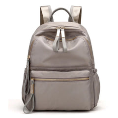 Women's Waterproof Nylon School Backpack for Teens