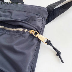 Casual Canvas Bag Women Mini Crossbody Phone Bag Nylon Japan Style Shoulder Bag