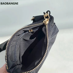 Casual Canvas Bag Women Mini Crossbody Phone Bag Nylon Japan Style Shoulder Bag