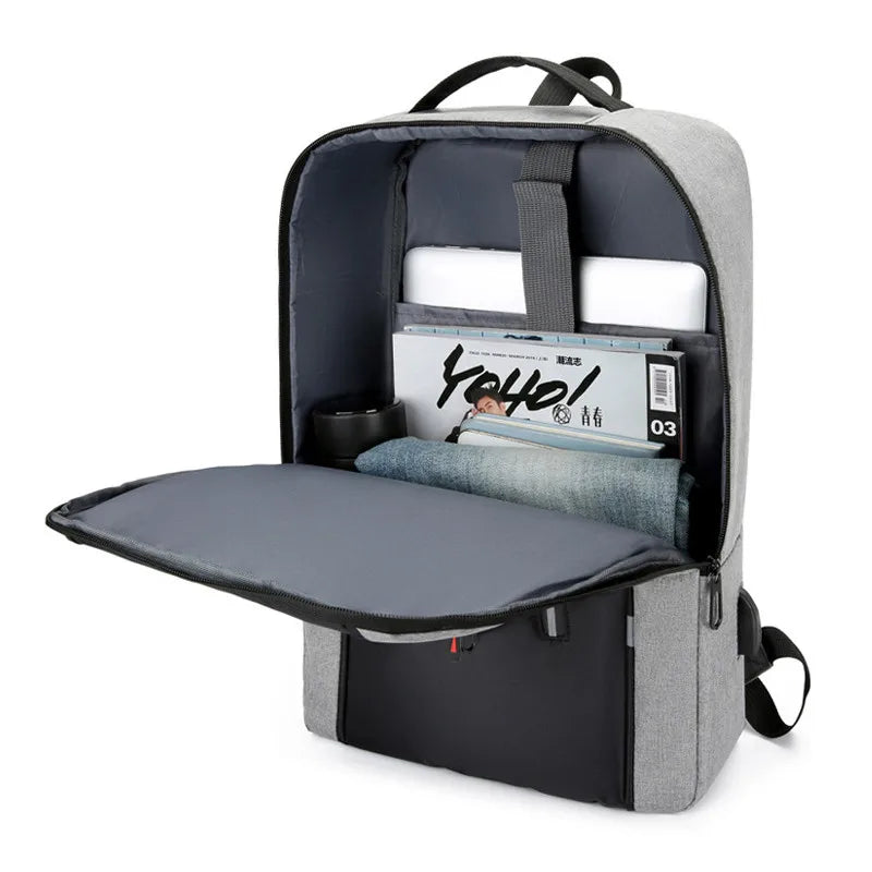 Waterproof Laptop Backpack with USB Charging Port for Men