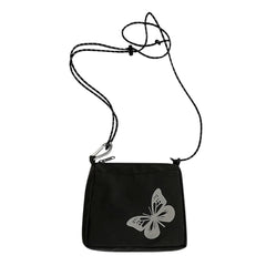Casual Reflective Butterfly Crossbody Bag for Women