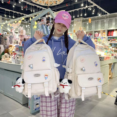 Waterproof College Backpack Girls Teenager Laptop School Big Size