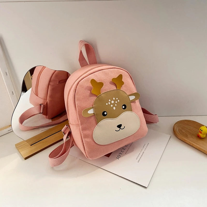 Kids Deer Girl Boys School Backpacks Toddler Cartoon Mini Bag