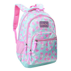 Girls Waterproof Backpack Cartoon Print Kids School Bag