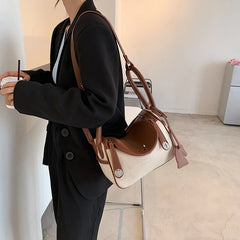Classic Patchwork Tote Bag Retro Handbag Ladies Messenger Bag