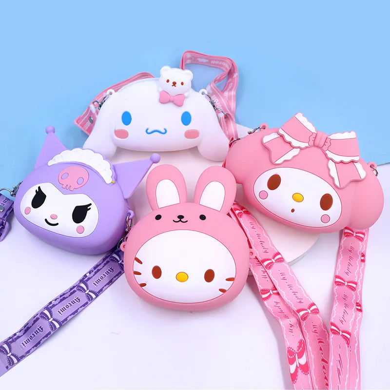 Unicorn Coin Purse Cartoon Wallet For Kid Crossbody Bag