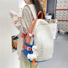 Large Capacity Student Backpack for Teenage Girls and College Students