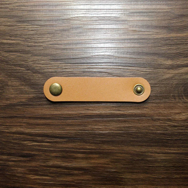 Colorful Leather Earphone Cable Holder Organizer
