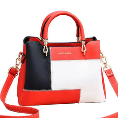Leather One-Shoulder Messenger Bag Women
