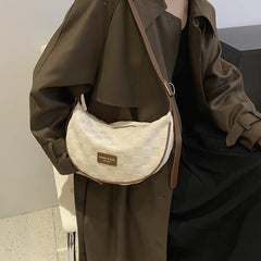 Plaid Shoulder Bag for Women Crossbody Bags Girls Handbags