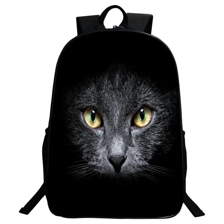Cat Backpack Children Boys Girls Rucksack Cartoon Anime Animal School Bag 16inch