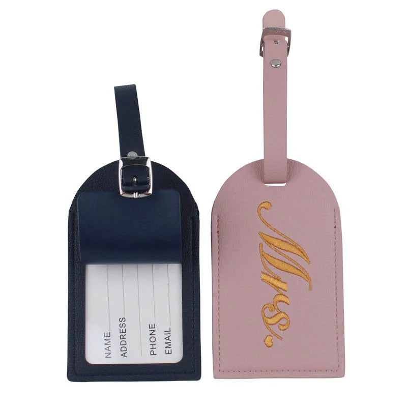Embroidery Mr Mrs Lover Wedding Passport Cover Set