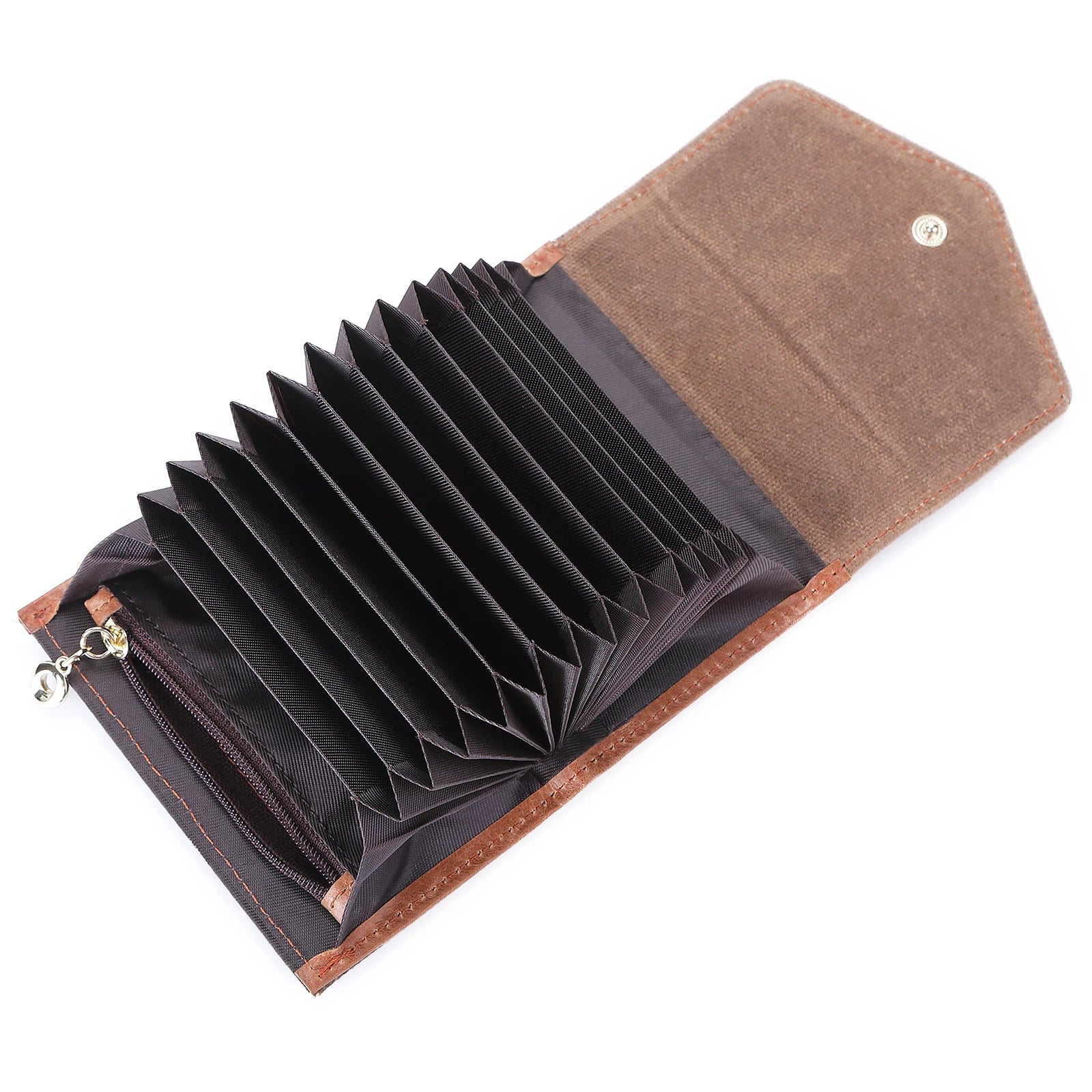 Cow Leather RFID Credit Card Wallet