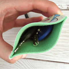 Cartoon Leather Key Wallets Cute Key Chains PU Leather Car Key Bag Women