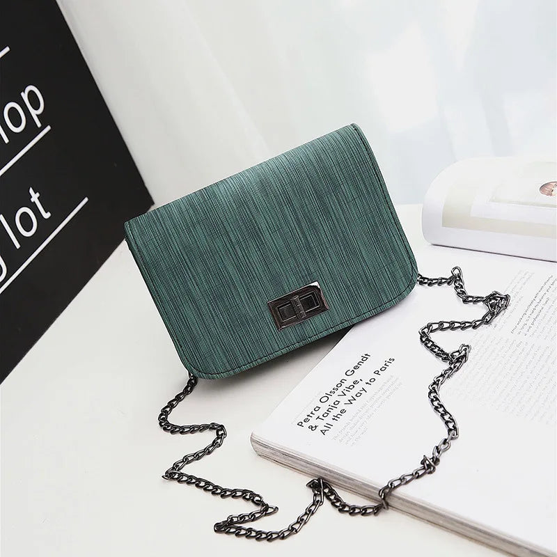 Retro Mini Crossbody Bag Chain Link Single Shoulder Bag