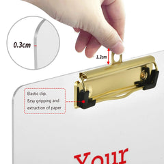 Pattern Series Writing Board Clip Stationery Kids School Supplies