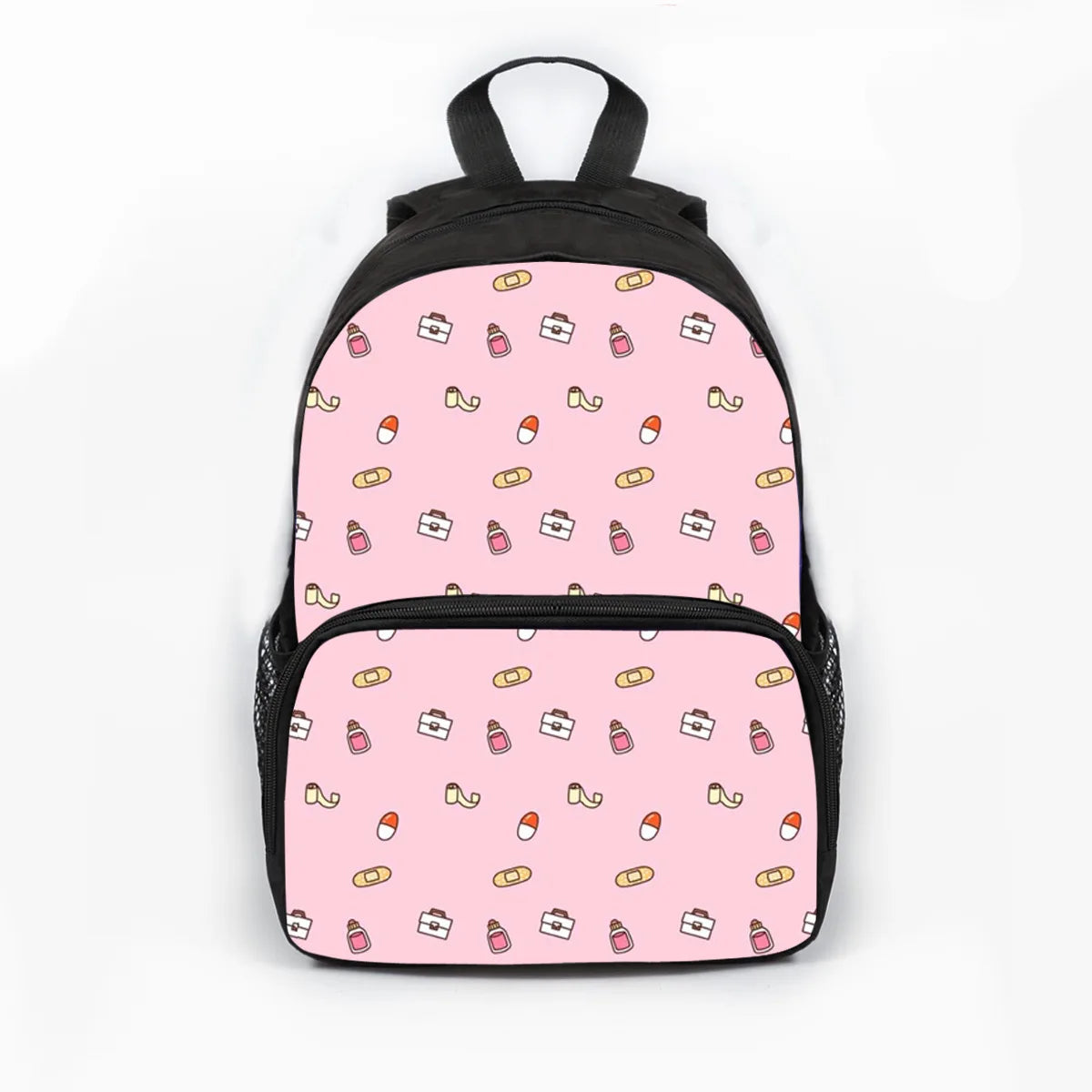 Cartoon Student Backpack Large Capacity Polyester School Students Should