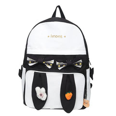 Girls Nylon School Backpack Letters Women Hight Schoolbag Satchel Mochila Bags