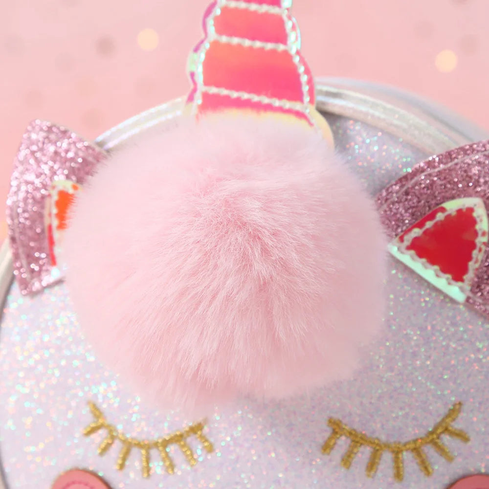 Unicorn Shoulder Bag Crossbody Wallet Handbag Coin Purse Kids Messenger Bag
