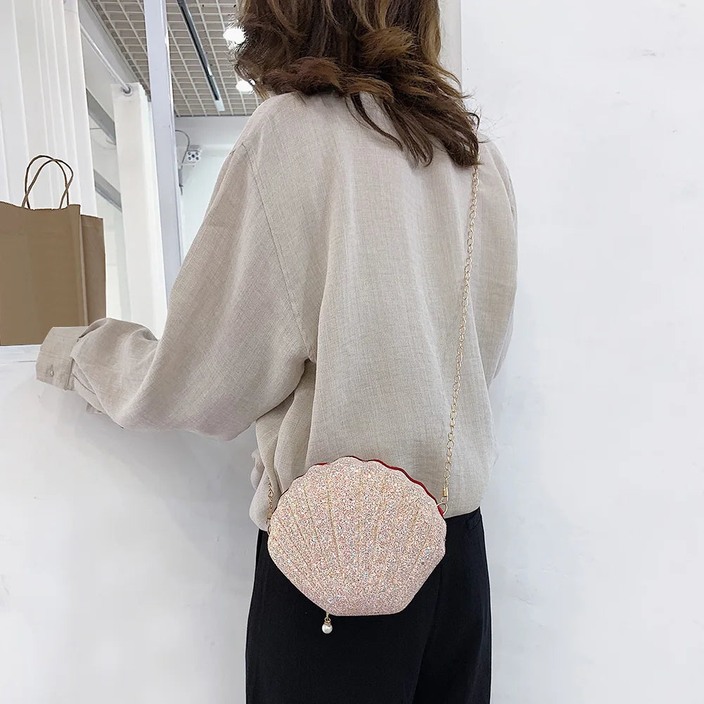 Sequins Small Diamond Bag Shoulder Handbags Chain Crossbody Bags