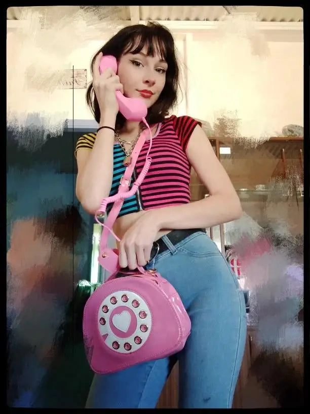 Vintage Sweetheart Phone Style Women Purses and Handbags Shoulder Bag