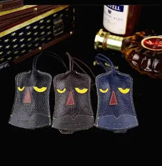 Leather Cartoon Key Wallet Key Storage Bag For Car