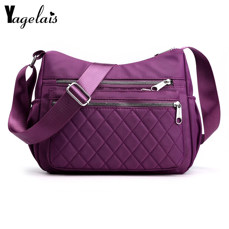 Plaid Sport Polyester Shoulder Bag Crossbody Bags