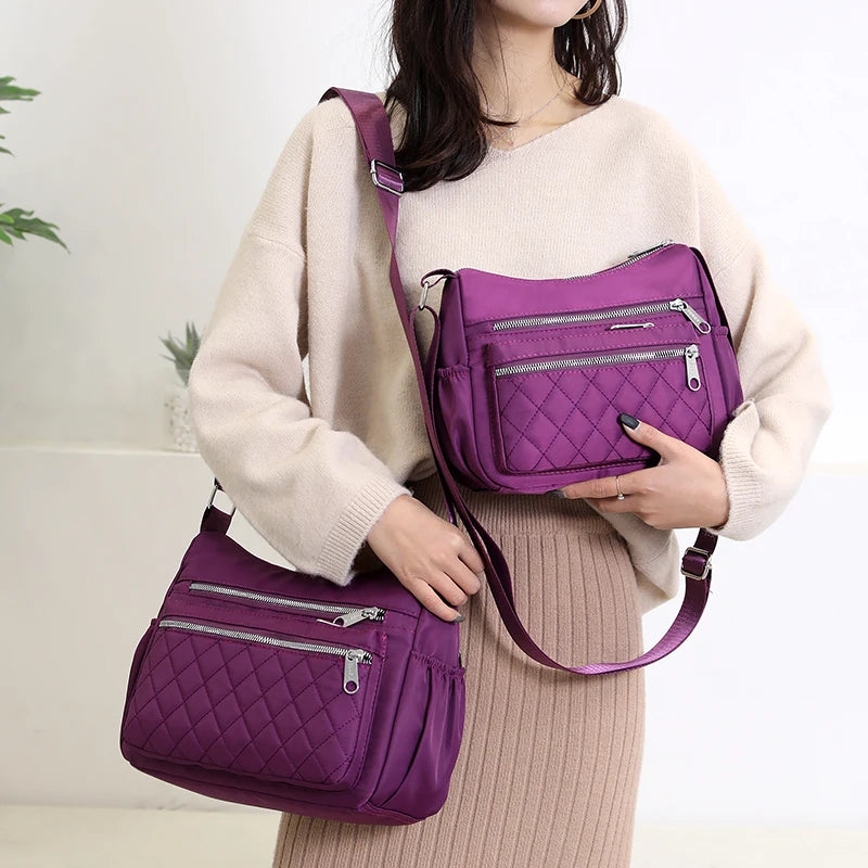 Plaid Sport Polyester Shoulder Bag Crossbody Bags