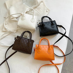 Women Shoulder Bag Square Crossbody Small Top-handle Bags PU Leather