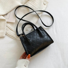 Women Shoulder Bag Square Crossbody Small Top-handle Bags PU Leather