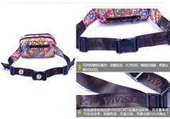 Waterproof Floral Waist Bum Camera Belt Bag Fanny Pack
