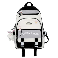 Double Pocket Teenage Girls Backpacks Large Capacity Women Shoulder Backpack