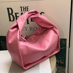 Kpop Women Backpack Wrinkled Clouds Crossbody Bag