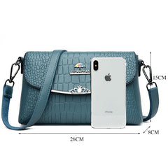 Women's Leather Crossbody Bag with STRAP