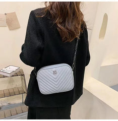 Euramerican Style Small Square Bag Diagonal Shoulder Fanny Pack