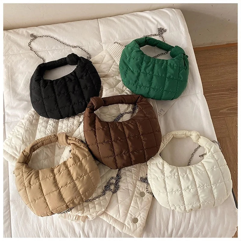 Women's Chain Shoulder Strap Cross Body Bag Lady Tote Handbag