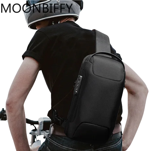 Anti-Thief Chest Bag USB Charging Waterproof Crossbody Shoulder Bag