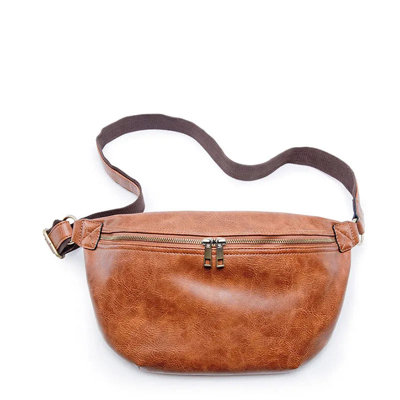Thicken Leather Belt Bag Waist Pack Purse Bags