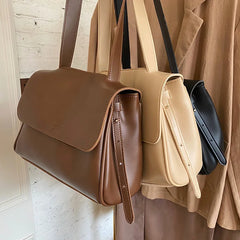 Winter Shoulder Bags Solid All-match Handbag Large Capacity