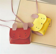 Kids Bunny Shoulder Bag Animal Storage Crossbody Messenger Handbag