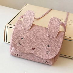 Kids Bunny Shoulder Bag Animal Storage Crossbody Messenger Handbag