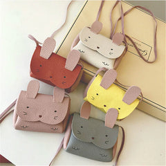 Kids Bunny Shoulder Bag Animal Storage Crossbody Messenger Handbag