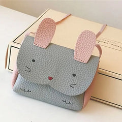 Kids Bunny Shoulder Bag Animal Storage Crossbody Messenger Handbag