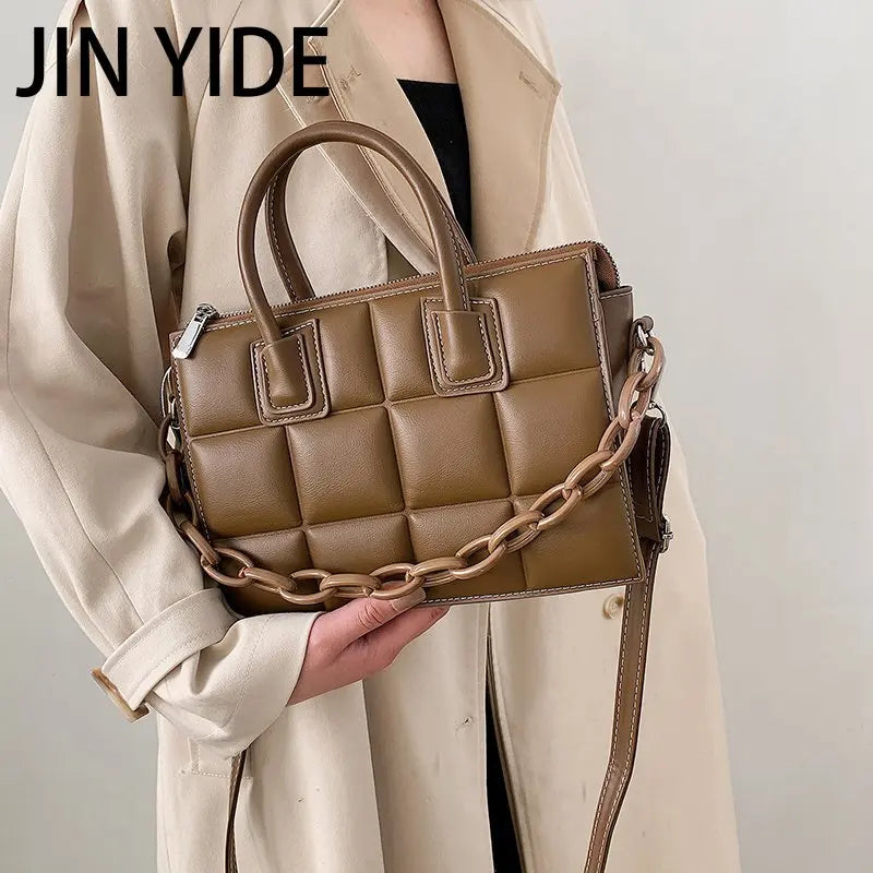 Green Soft Leather Crossbody Bag for Women Small Tote